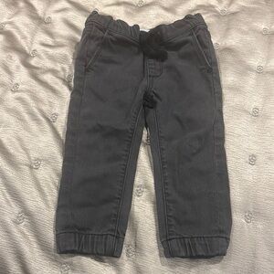 24M DL1961 Black Jogger Sweatpants with Elastic Cuffs